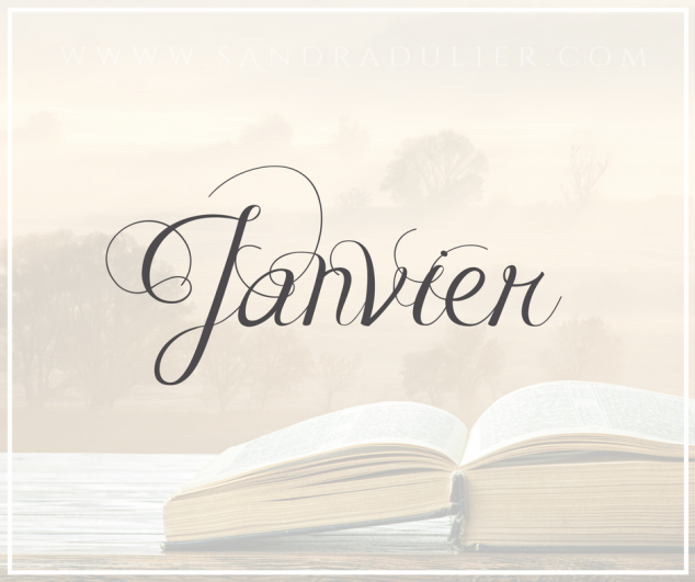  Janvier - livre - bullet journal Plus d'infos sur http://www.sandradulier.com/blog/les-parfums-de-saison/pourquoi-j-aime-janvier.html