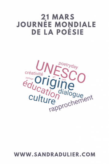 21 mars journée mondiale de la poésie : Origine de la journée mondiale, messages officiels de l'UNESCO et liens utiles.