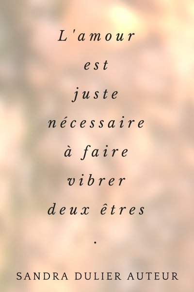 L'amour est juste nécessaire