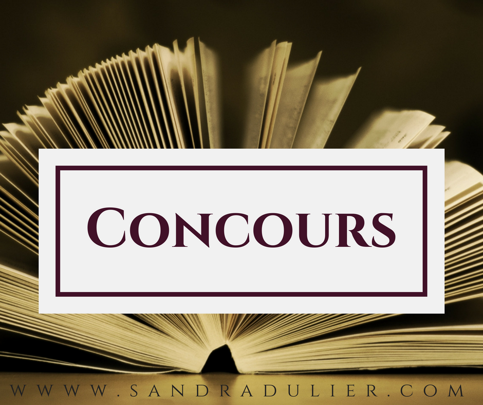 Concours pour les 3 ans du blog de Sandra Dulier Auteur. Des livres à gagner.