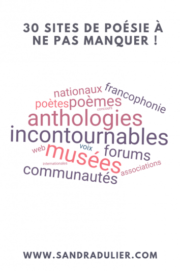 30 sites de poésie à ne pas manquer ! Forums, communautés, anthologies, poètes nationaux, musées, générateurs de poèmes au hasard... Découvrez les incontournables du Web  