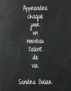 Apprendre vie