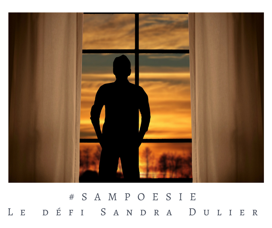 Que vous inspire cette photo ? A vos poèmes #Sampoésie. #fenêtre #silouhette #nuit #homme #écrire #poésie