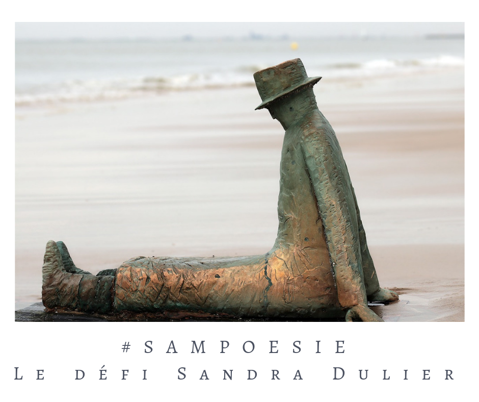 Que vous inspire cette photo ? poésie, photo, sculpture, mer, Belgique