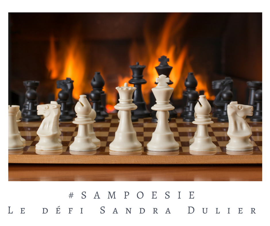 Que vous inspire cette photo ? A vos poèmes #Sampoésie. #inspiration  #feu #échecs #hiver #écrire #poésie.