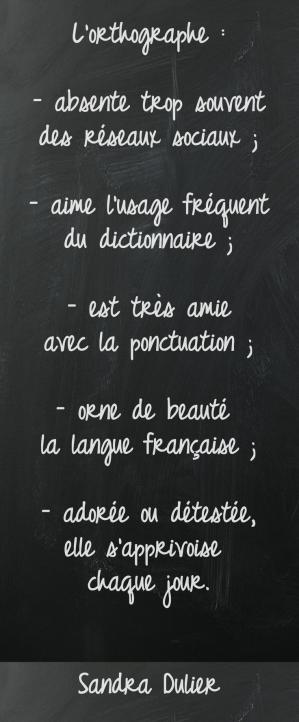 Orthographe #citation