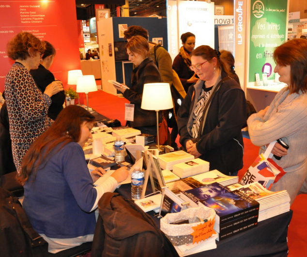 Salon du livre de Paris 2017 -  Sandra Dulier - stand TheBookEdition